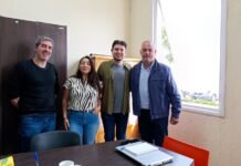 Iluminar se reunió con el Ministerio de Cultura para proyectar nuevas acciones conjuntas Gabriel Maruelli, Aldana Fuentes, Luis Castro, Oscar Contreras